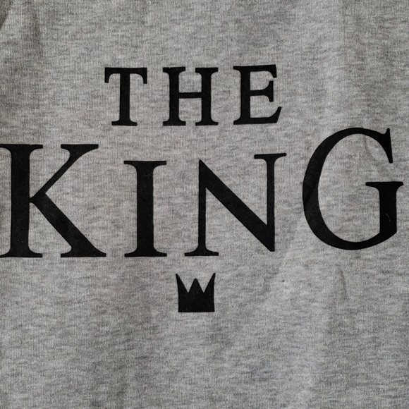 The King Grey Sweatshirt Size Large - Picture 5 of 6